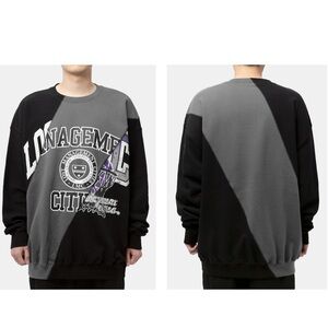 LMC Univ Tridiagonal Oversized Sweatshirt - Color Black - Size M